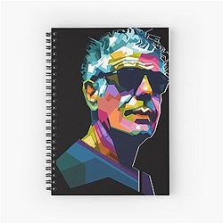 Anthony Bourdain Spiral Notebook