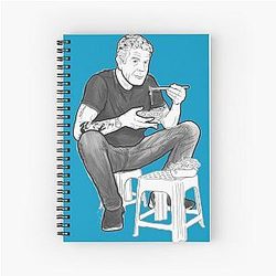 Anthony Bourdain Spiral Notebook