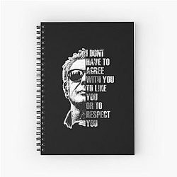 Anthony Bourdain T-Shirt Spiral Notebook