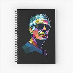 Anthony Bourdain Spiral Notebook