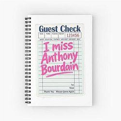 I Miss Anthony Bourdain Notebook