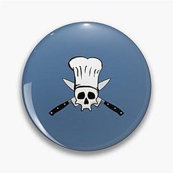 Chef Anthony Bourdain with a knife