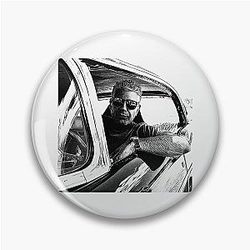 Anthony Bourdain Retro 80s Pin