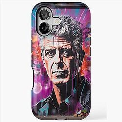 Street Art Tribute Inspired by Anthony Bourdain iPhone Case