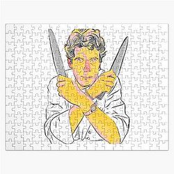 Anthony Bourdain Cooking Jigsaw Puzzle