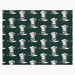 Chef with Knife Anthony Bourdain Emblem and Moto Jigsaw Puzzle