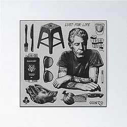 Legend of Anthony Bourdain Poster