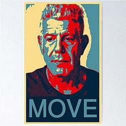 Anthony Bourdain famous chef quote Poster