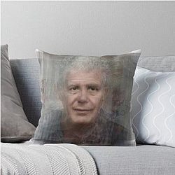 Anthony Bourdain Portrait Throw Pillow