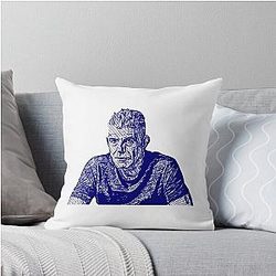 Anthony Bourdain Throw Pillow