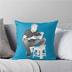 Anthony Bourdain Throw Pillow