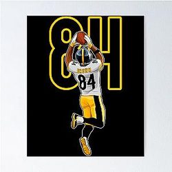 Antonio Brown Pittsburgh 84 Poster