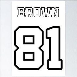 Antonio Brown Tampa Bay Buccaneers Official Poster