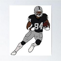 Antonio Brown NFL Oakland Raiders Poster