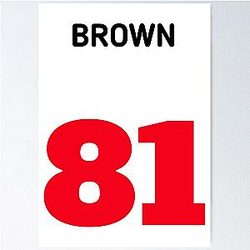 Antonio Browns Poster