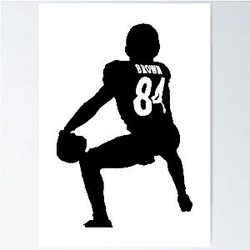 Antonio Brown Twerk Poster