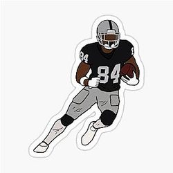 Antonio Brown - NFL Oakland Raiders T-Shirt Stickers