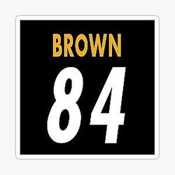 Antonio Brown Steelers Sticker