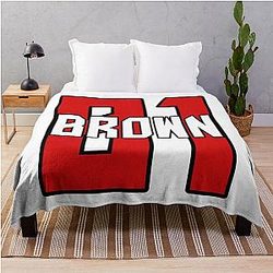 Antonio Brown Throw Blanket