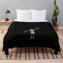 Antonio Brown Touchdown Dance Throw Blanket
