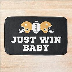 Just Win Baby Raider - Antonio Brown Justin Jefferson Griddy Step - Jujus Bike Bath Mat