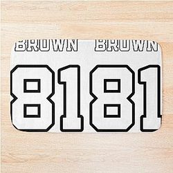 Antonio Brown Tampa Bay Buccaneers Official Bath Mat