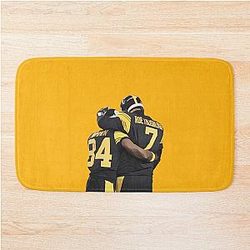 Antonio Brown Ben Roethlisberger Bath Mat
