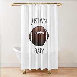 Antonio Brown Just Win Baby Shower Curtain