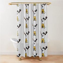 Antonio Brown Celebrates Touchdown Shower Curtain