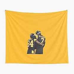 Antonio Brown Ben Roethlisberger Tapestry