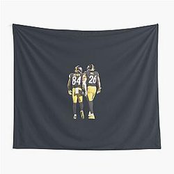 Antonio Brown and LeVeon Bell Tapestry