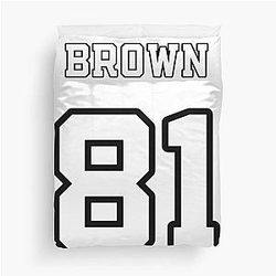 Antonio Brown Tampa Bay Buccaneers Duvet Cover