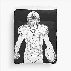 Antonio Brown Custom NFL Sports Duvet