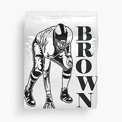 Antonio Brown Duvet Cover Number 84