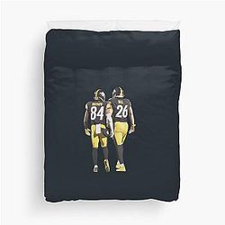 Antonio Brown and Le'Veon Bell Duvet Cover