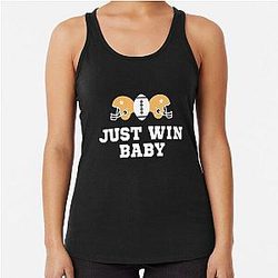 Just Win Baby Raider - Antonio Brown Justin Jefferson Griddy Step Jujus Bike Racerback Tank Top