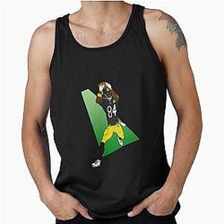 Antonio Brown Custom NFL Sports Tank Top