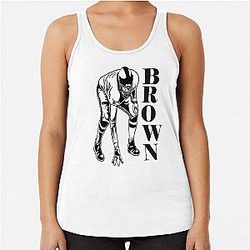 Antonio Brown Number 84 Racer Back Tank Top
