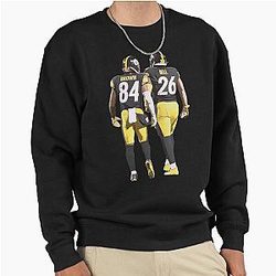 Antonio Brown and Leveon Bell Pullover Sweatshirt