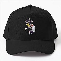 Antonio Brown kicks punter baseball cap