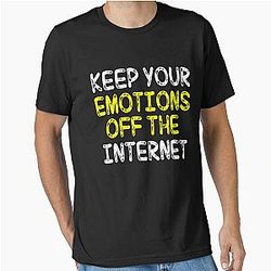 Keep your emotions off the internet Antonio Brown T-Shirt
