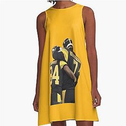 Antonio Brown and Ben Roethlisberger A Line Dress