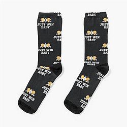Just Win Baby Raider - Antonio Brown  Justin Jefferson Griddy Step Socks