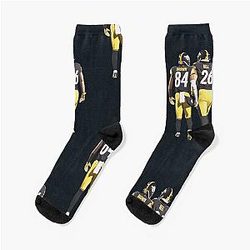 Antonio Brown and Le'Veon Bell Socks