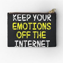 Keep your emotions off the internet Antonio Brown Pouch