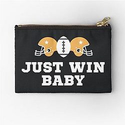 Just Win Baby Raider - Antonio Brown Justin Jefferson Griddy Step Zipper Pouch