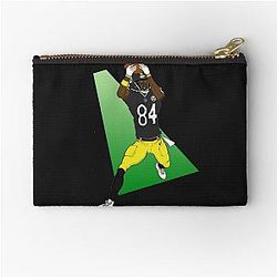 Antonio Brown Custom NFL Sports Zipper Pouch