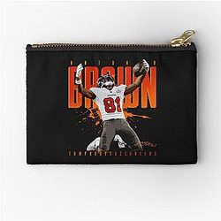Antonio Brown Zipper Pouch