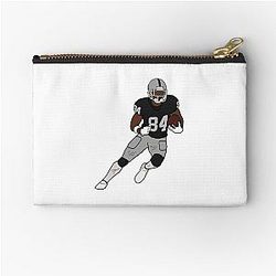 Antonio Brown NFL Oakland Raiders T-Shirt Zipper Pouch