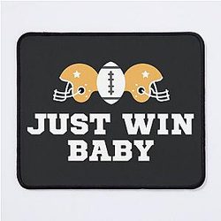 Just Win Baby Raider - Antonio Brown - Justin Jefferson Griddy Step Mouse Pad